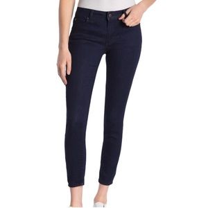Tahari Seta Silk Denim Indigo Skinny Jeans